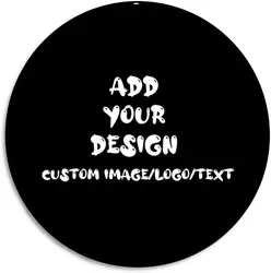 Personalized Custom Round Metal Sign Design Your own Image, Text, Logo Multiple Colors 12 * 12Inch