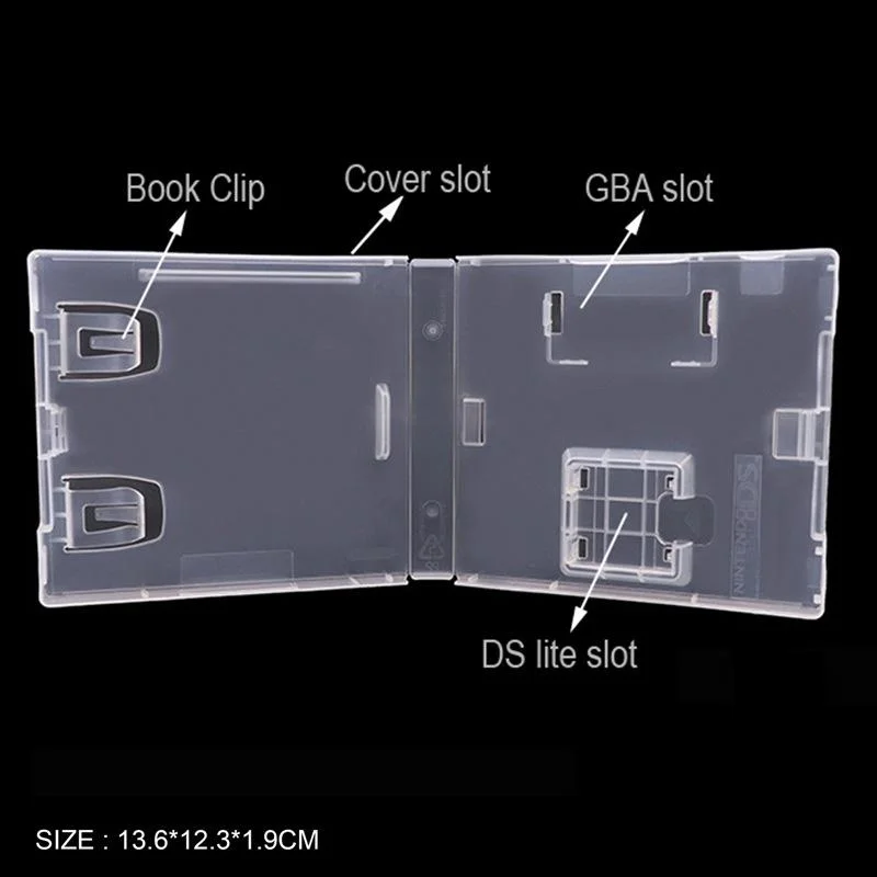 1Pcs Game Card Storage Box Plastic Shell Protective Boxes Clear Cartridge Organizer Holder Case For Switch NDS NDSL NDSi 3DS 2DS