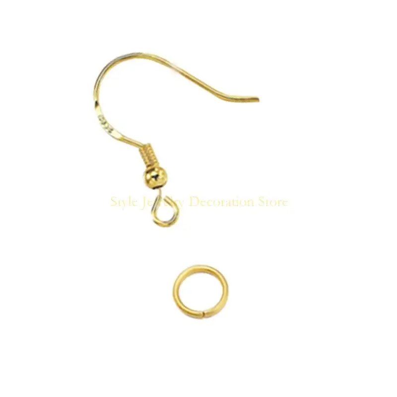 قالب عيد الميلاد من السيليكون بدرجة الغذاء D46E مع خطافات أذن من الخرز لصنع المجوهرات #3