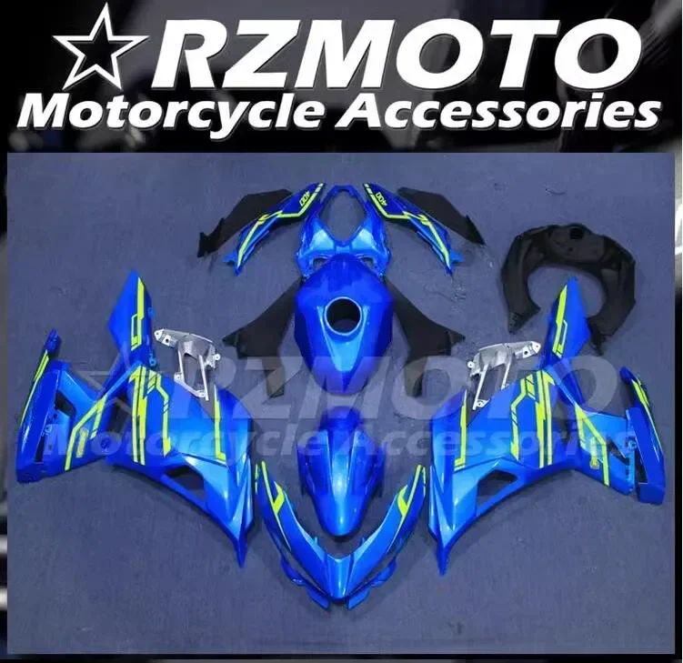 

4Gifts New ABS Motorcycle Fairings Kit Fit For Kawasaki EX 250 400 2019 2020 2021 2022 2023 19 20 21 22 Bodywork Set Blue