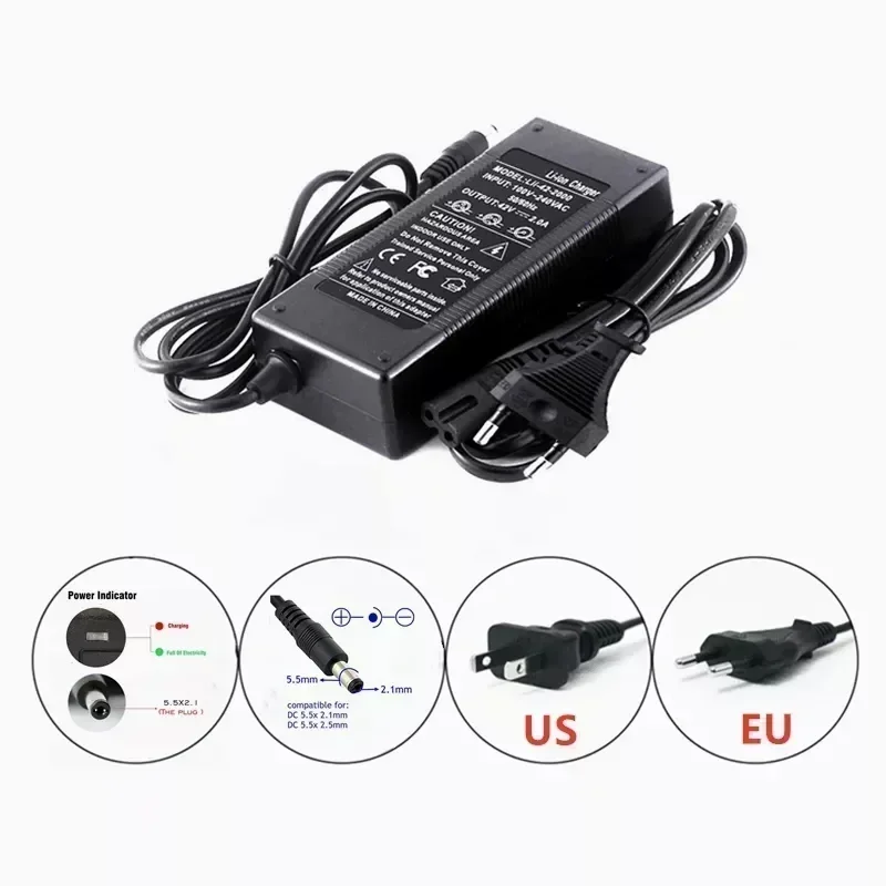 Original 36V battery 10S4P120Ah battery pack 500W high power battery 42V 120000mAh Ebike electric bike BMS+42V2A Charger