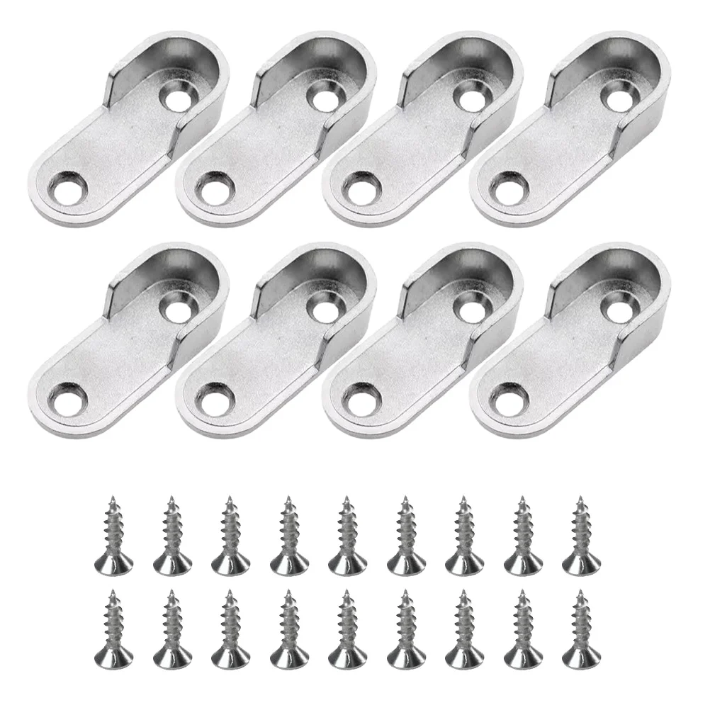 Kledingstok van Kast Kast Steunstang Hardware Verstelbare Kleding Socket Hanger Zinklegering Eindhouder voor