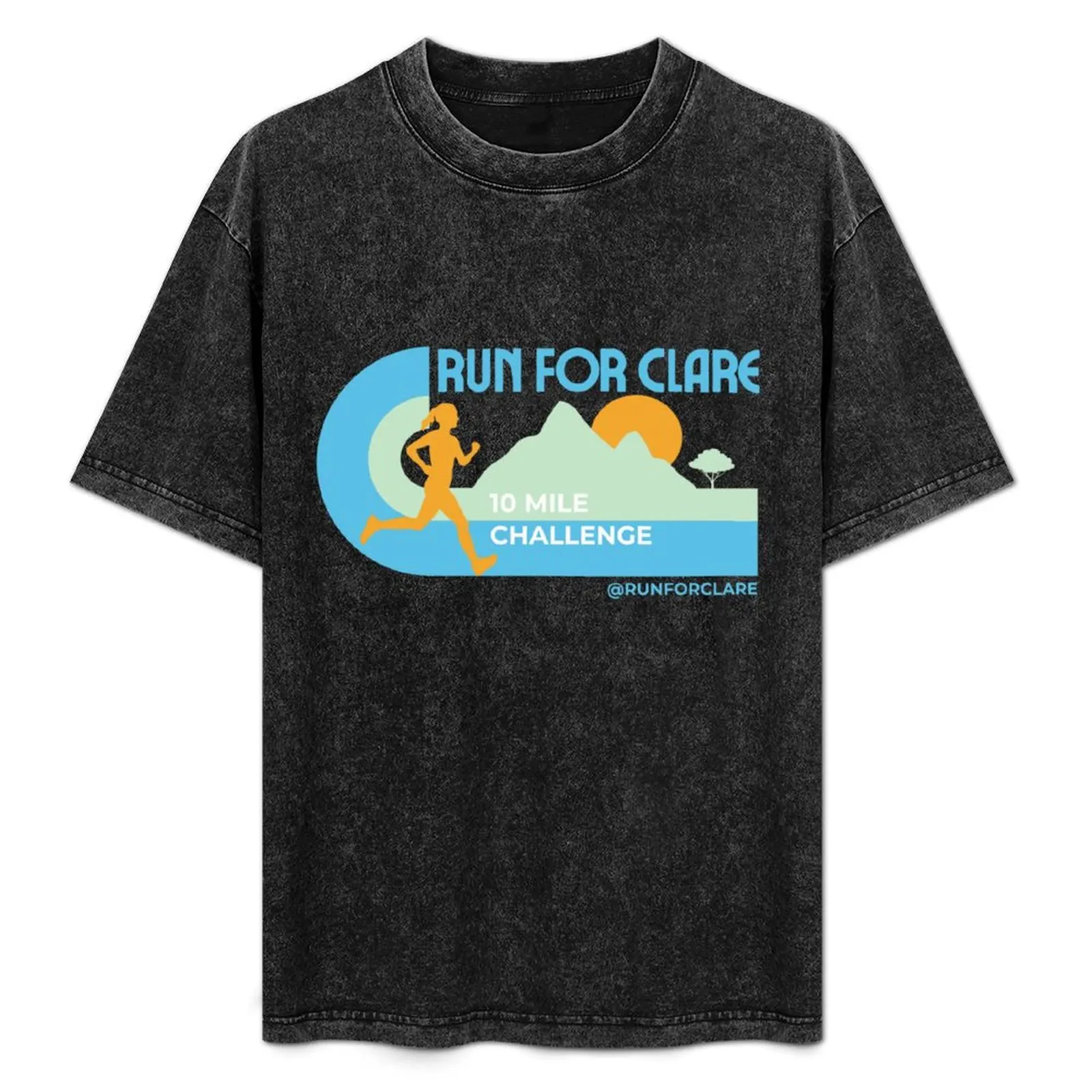 

Run For Clare - Orange T-Shirt plus size clothes oversizeds cotton man t-shirts sports fans mens funny t shirts