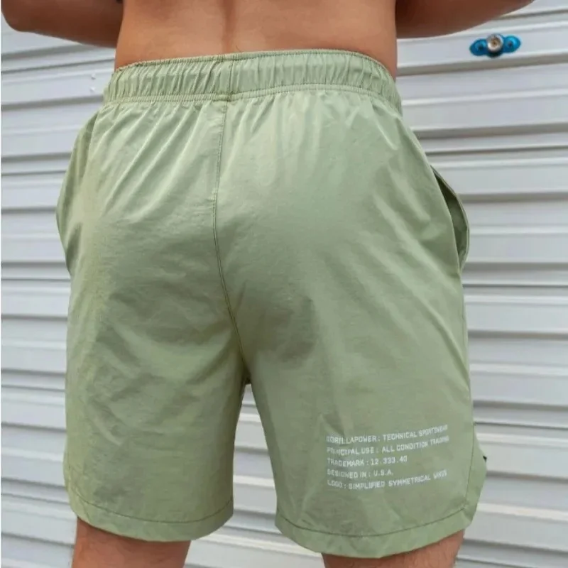 NEW summer Men Shorts Light Weight Thin printing breathable Short Pants Fitness Men Casual Shorts Quick-drying Drawstring Shorts