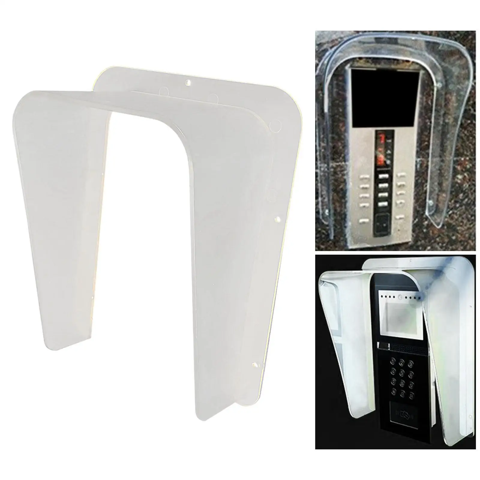 Doorbell Cover Universal Sun Shade Rain Shield Plastic Outdoor Reatherproof Versatile Easy Installation Waterproof Keypad Cover