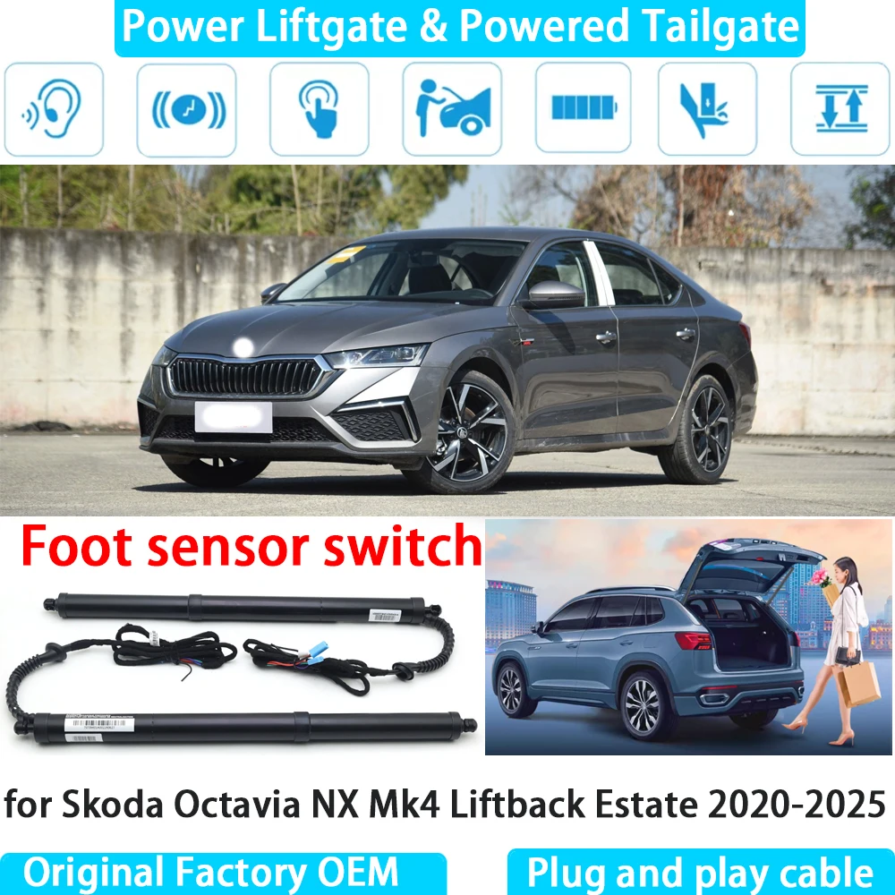 

for Skoda Octavia NX Mk4 Liftback Estate Automatic Electric Power Liftgate Powered Tailgate Strut Tail Gate Lift System