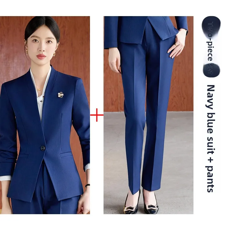 Navy blue suit + pants