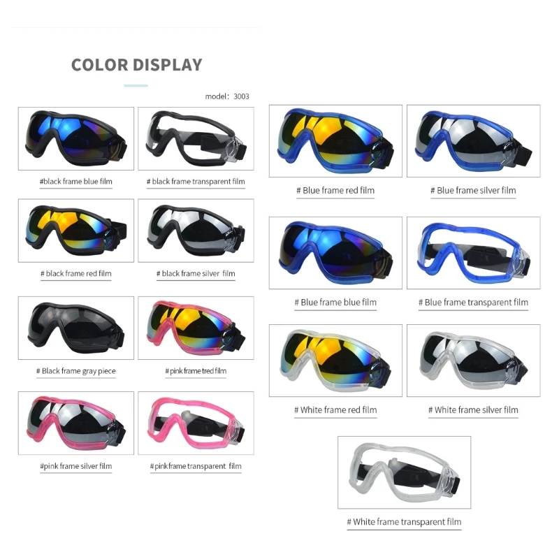 367A Dog Sunglasses Cat Pet Skiing Goggles Pet Reflection Eye Wear Glasses for Small Dog Cat Pet Sports Accessories