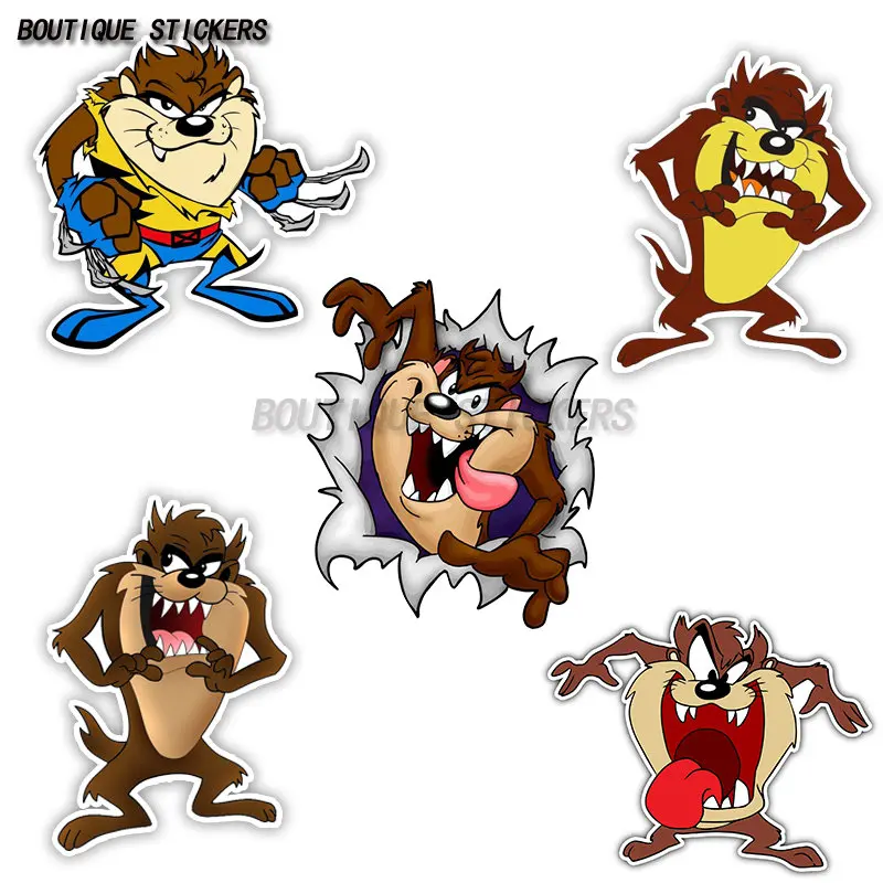 

Бутик автомобильная наклейка Тасманский дьявол мультфильм виниловая наклейка автомобиль мотоцикл кузов окно ноутбук компьютер украшения аксессуары