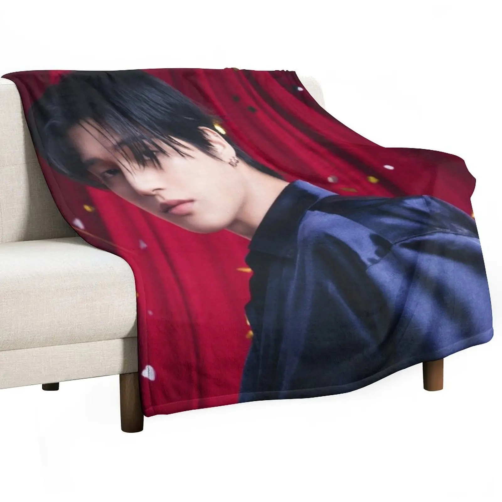 WOOYOUNG Birthday ATEEZ KPOP Throw Blanket Quilt Baby Blankets