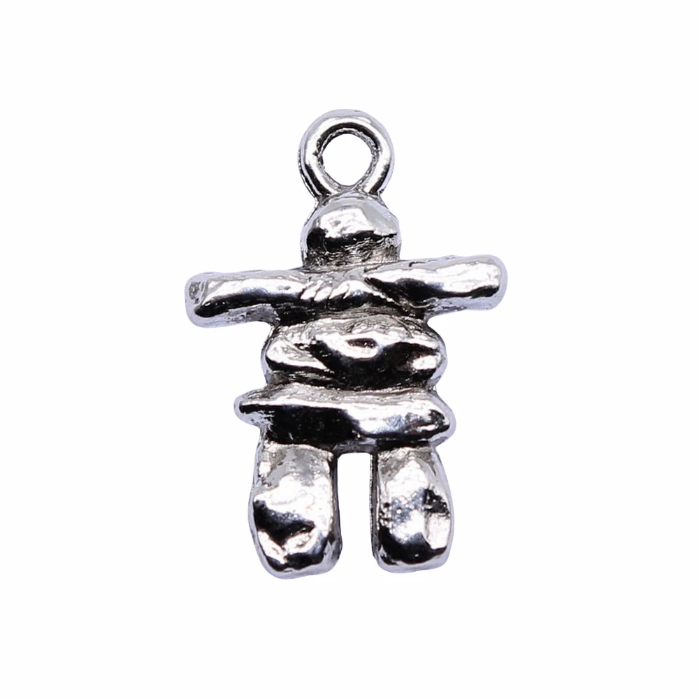 Car Pendant Inukshuk Charms Jewelry Materials 21x14mm 10pcs