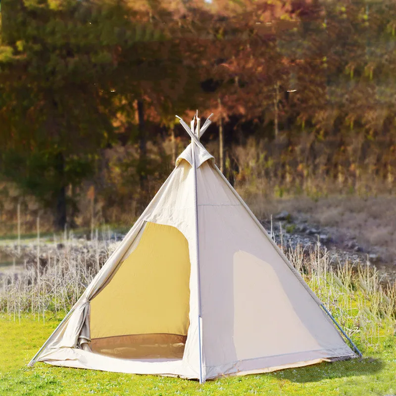Waterproof Oxford Easy Build Partial Tent Outdoor Camping Tent Outdoor Indian Adult Tent