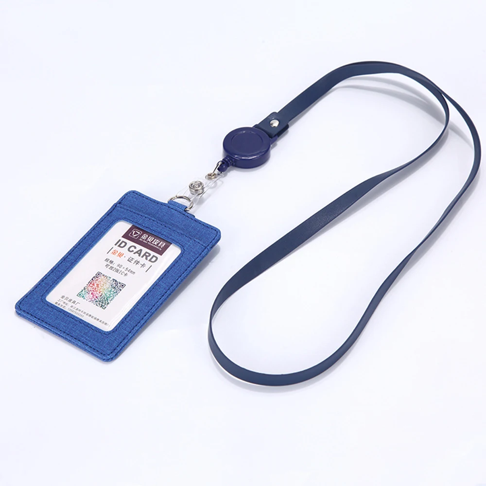 

Fashion Retractable Wallet Lanyards Coin Bag Credit Card Holder ID Badge Holder Protect Cover Bag Strap Card holder