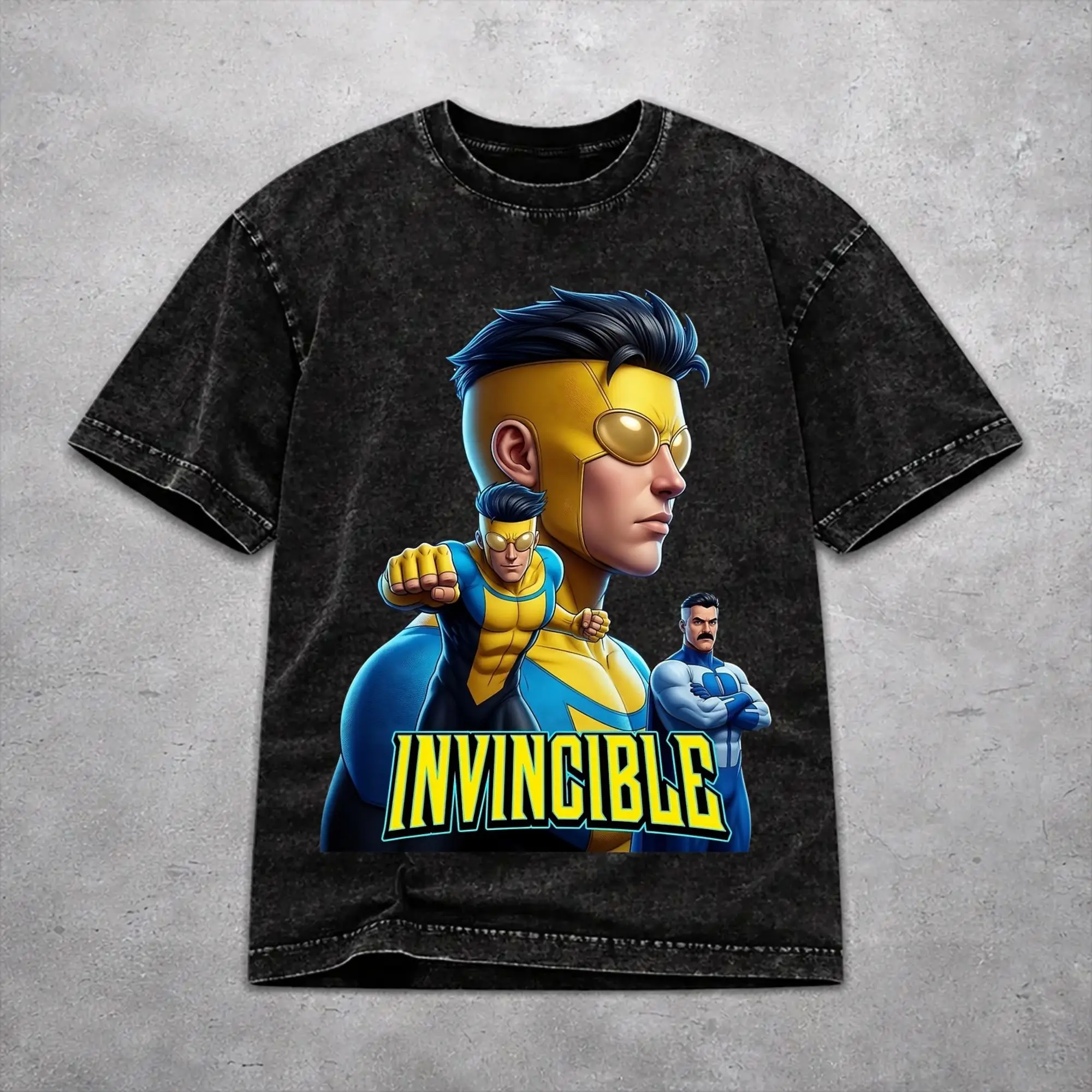 Fashion Men Women Invincibles Comic 2026 Tee Shirt Cotton Washed  T Shirts Clothing
