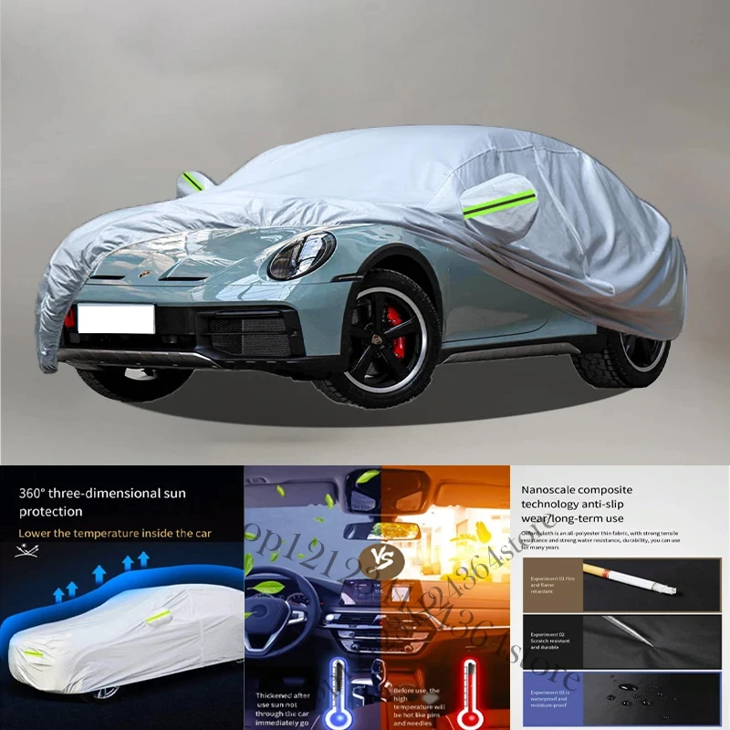 

For fit-Porsche-911 Auto Anti snow Anti dust Anti-uv Anti peeling paint And Anti Rainwater 210t car cover Car cover protection