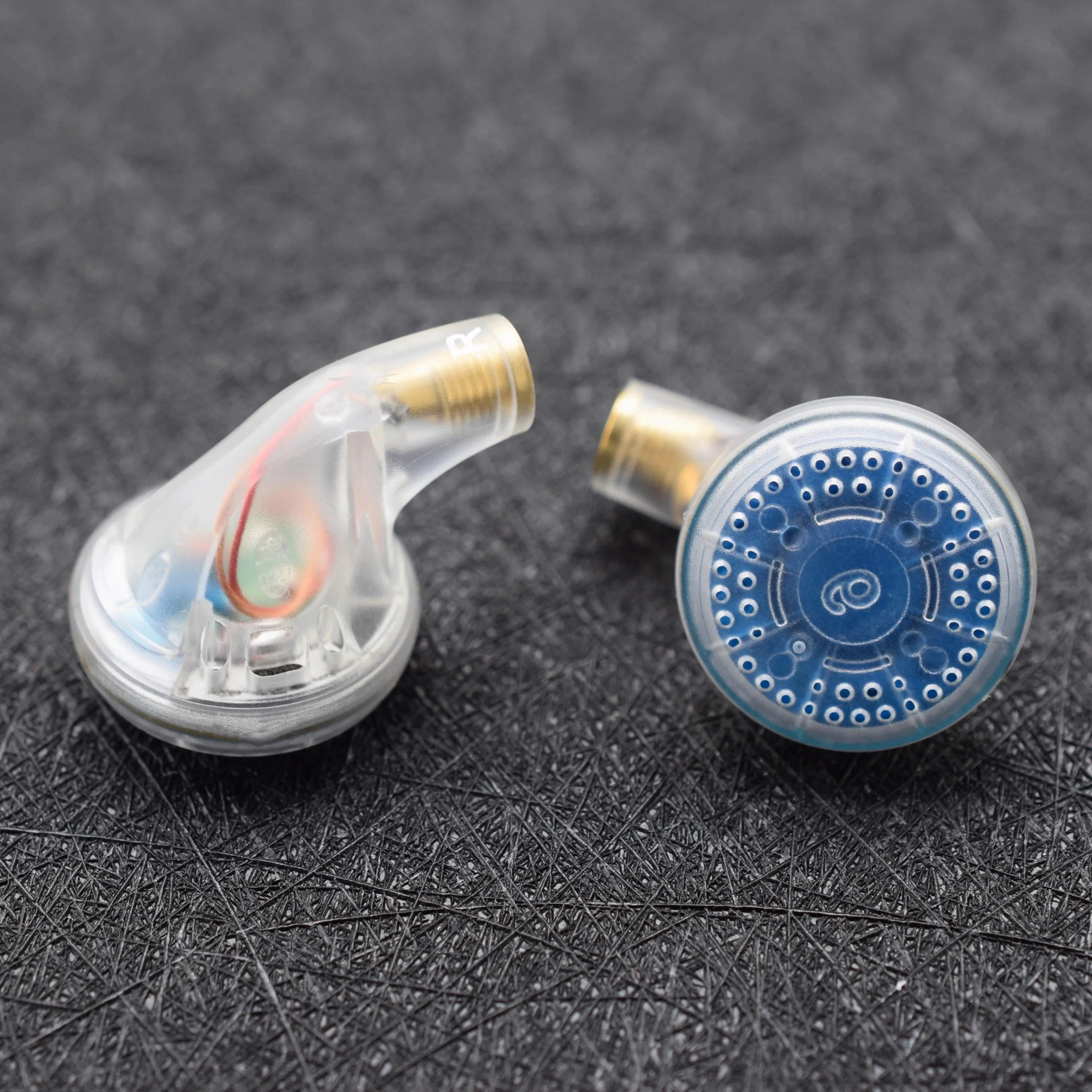 FENGRU JZ32 Diy PET Blue Diamond Diafragma Unit Hoofdtelefoon 32ohm 300ohm Hoge Impedantie Platte Kop Oordopjes HiFi In Ear Oortelefoon
