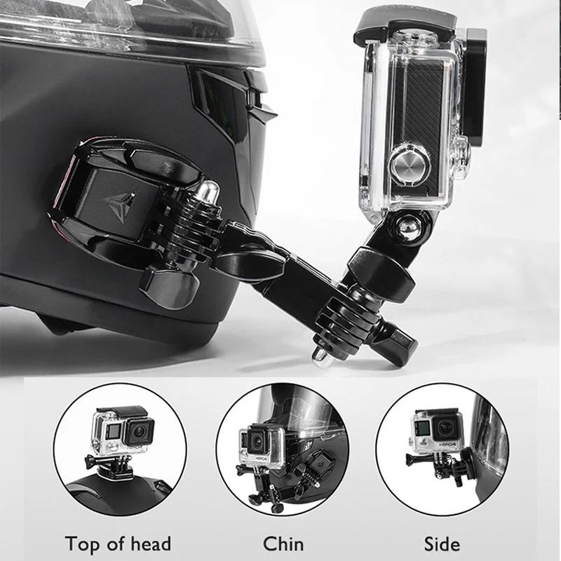 Motorcycle Helmet Chin Stand Mount Holder Action Camera Accessory For BMW R 1200 Gs Lc F750Gs R1200R 1200 Gs Adventure R 1250 Gs