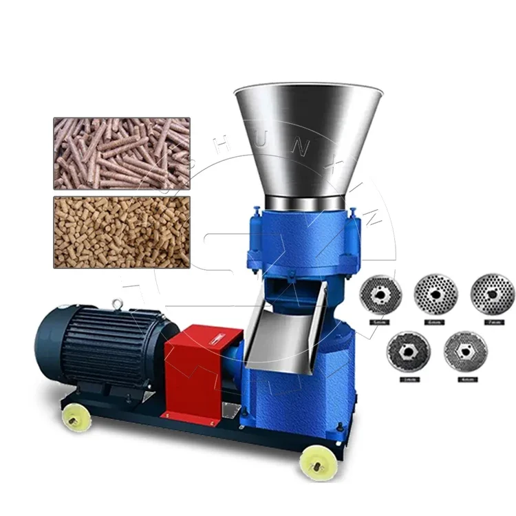 Low price Animal poultry cattle chicken pig feed pellet making machine floating for livestock feed from YSX