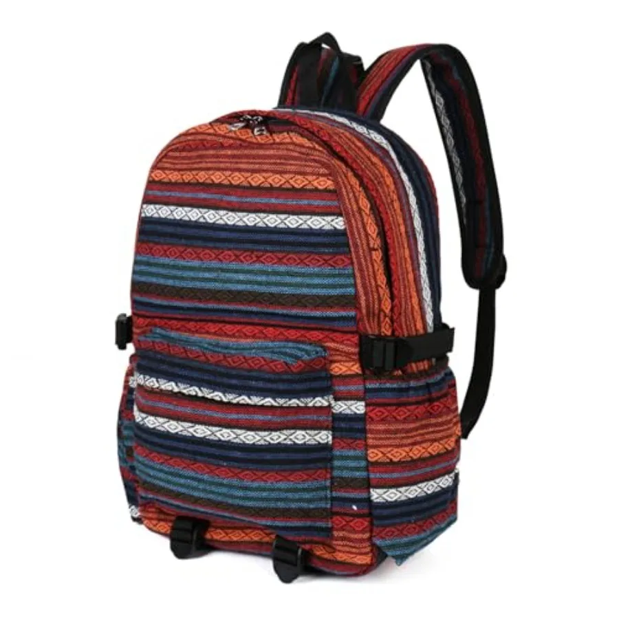

Casual Backpack for WomenVintage Unique Style Fashion Backpacks Purse Boho Ethnic Handbag Shoulder Bag