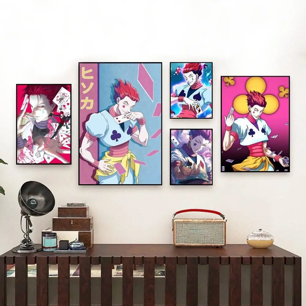 

Anime H-Hisoka Poster Perfect Space Sticker Self Adhesive for Office Home Theater Wall Art Decor Fancy Gift