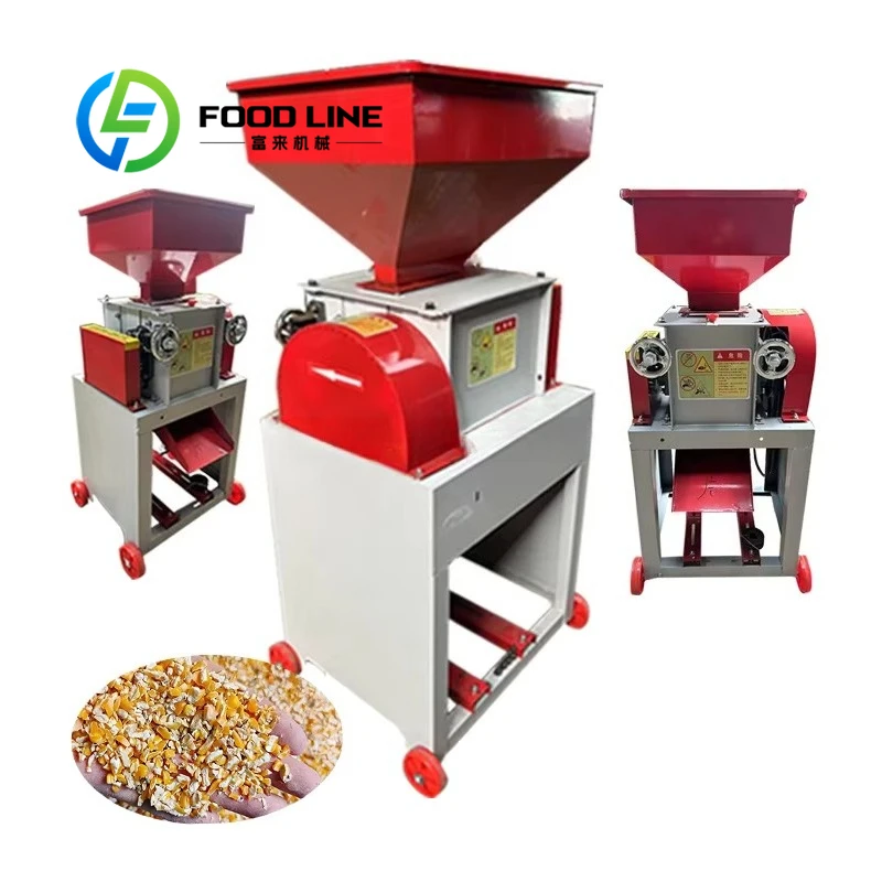 Factory Sale Corn Flake and Sorghum Oats Flattening Press Machine Buckwheat Oat Mill Machine