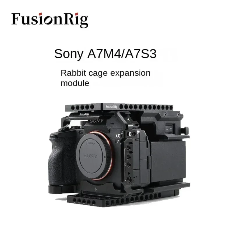 FusionRig For Sony A7M4/A7S3 rabbit cage expansion module cineback