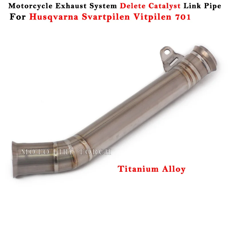Motorcycle Exhaust Escape Modified Muffler Link Pipe For Husqvarna Svartpilen Vitpilen 701