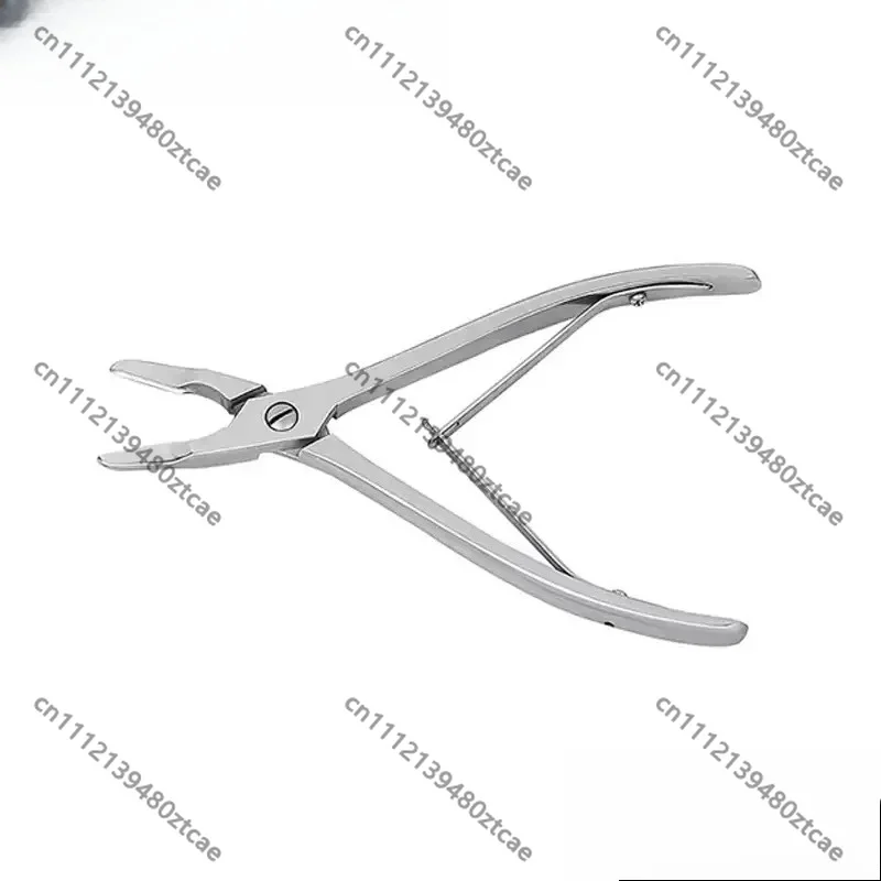 Rongeur de hueso de articulación única veterinario de 150 mm para resección de cabeza femoral, instrumento ortopédico para animales de compañía.