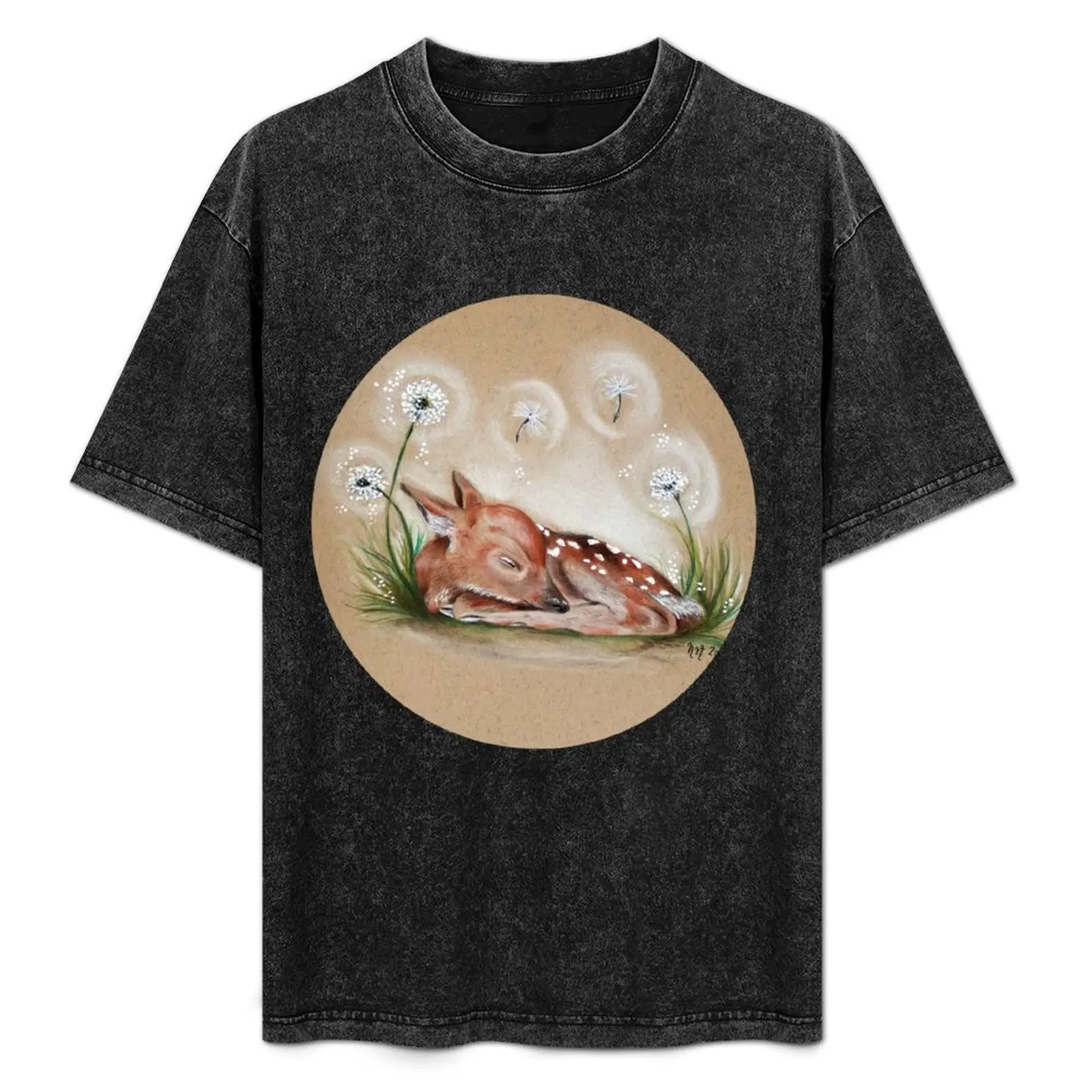 

Forest Faery Fawn T-Shirt Minimalist Graphic Tee Shirt