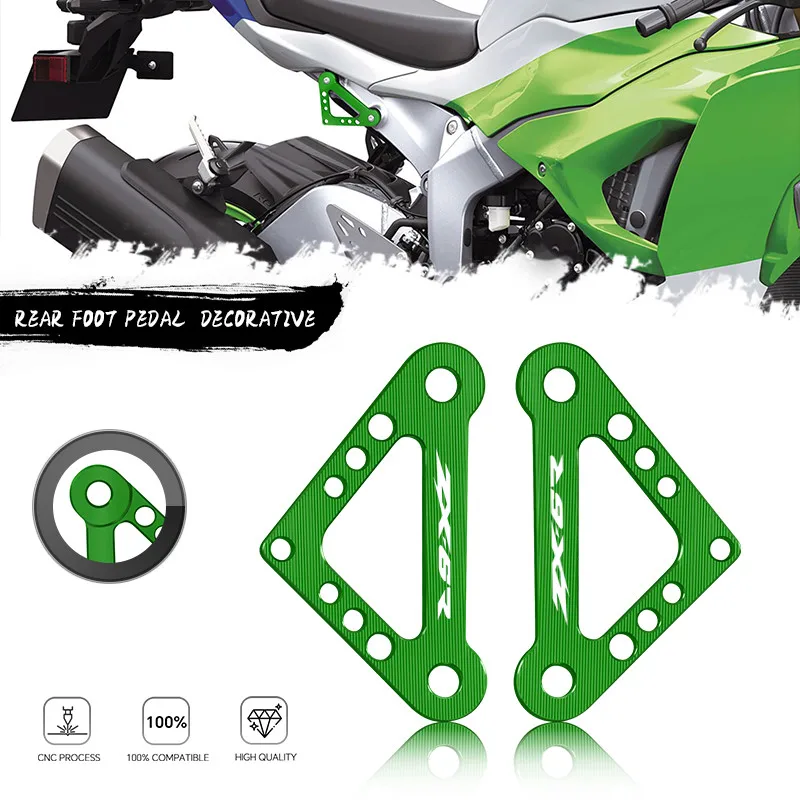 

2025 NEW zx6r Side Armrest Rear Pedal Footrest Decorative Remove Cover Motorcycle For ZX-6R ZX6R ZX636 2013-2023 2024 2025