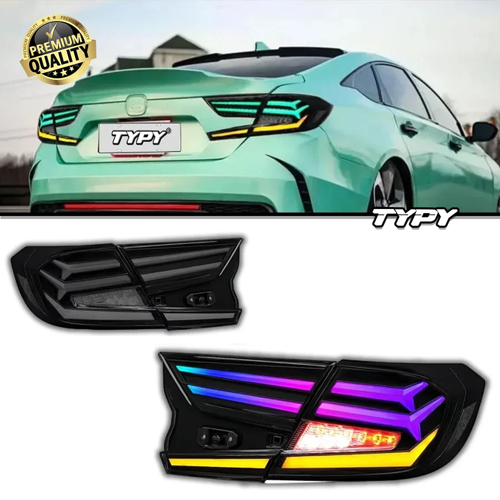 

Car Tail Lamp For Honda Accord 10th RGB 2018-2020 Upgrade Modified to New Dynamic Turn Signal Car LED Taillight Assembly