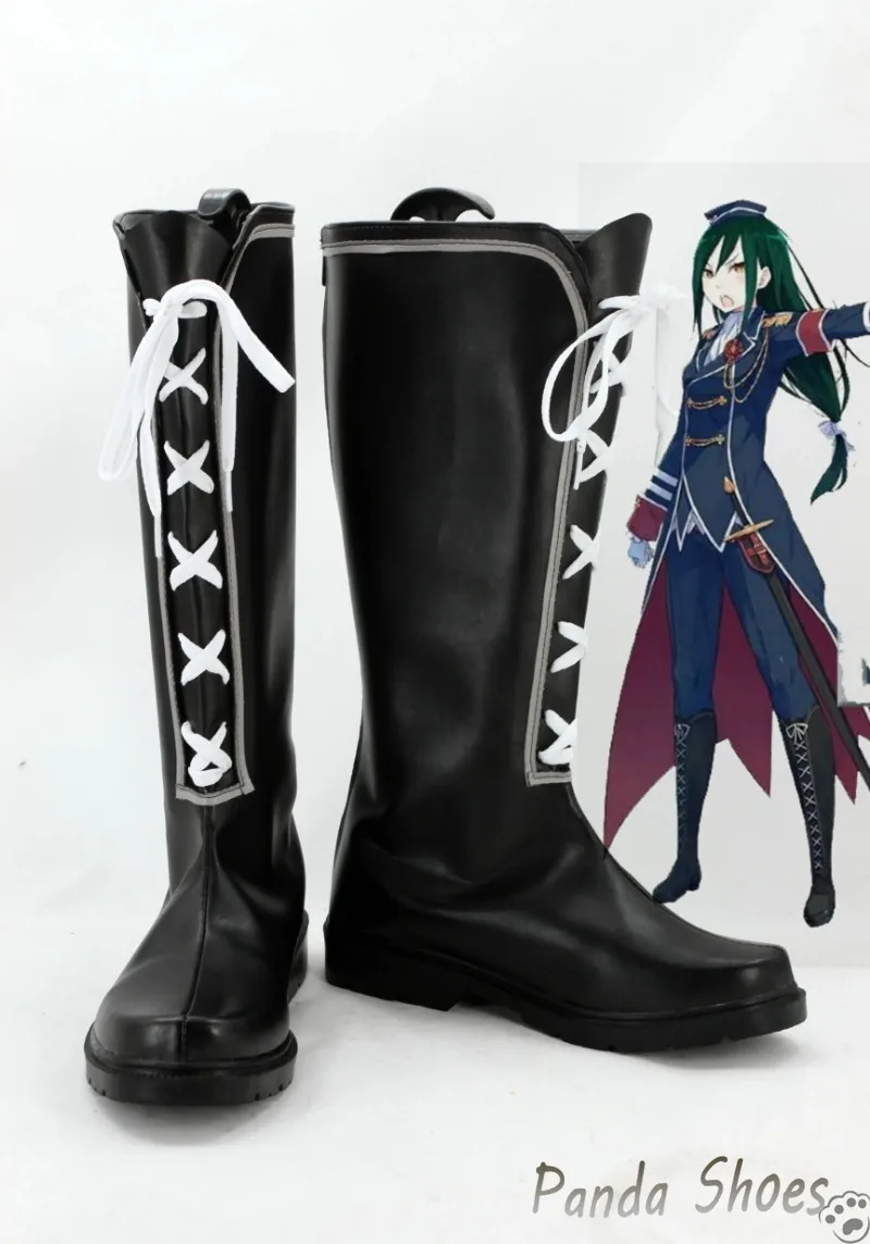 Rem Ram Crusch Karsten Cosplay Shoes Anime Cos Boots Comic Karsten Crusch Cosplay Costume Prop Shoes for Con Halloween Party