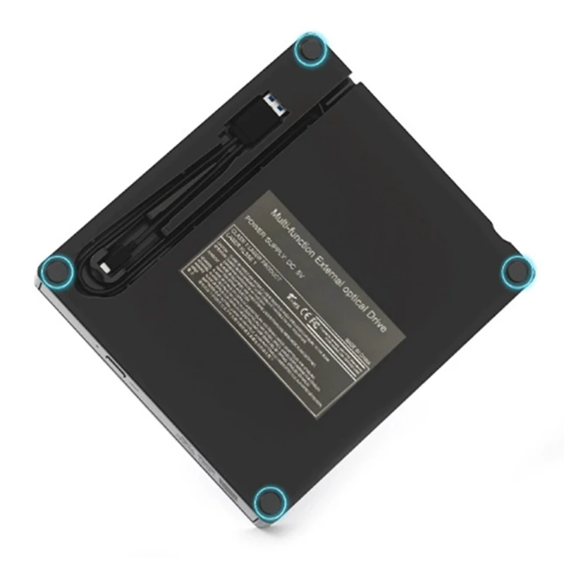 External Blu-Ray Drive Read/Write Compatible Blu-Ray Burner DVD Burner Blu-Ray Player-DTA9
