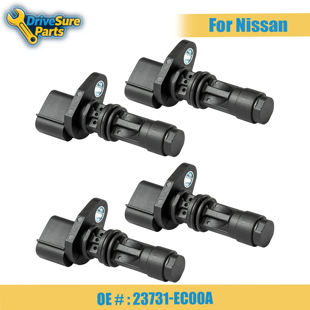 

23731-EC00A 1/4PCS New Crankshaft Position Sensor For Nissan Navara Pathfinder X-TRAIL 2.2 2.5L 23731-EC01A