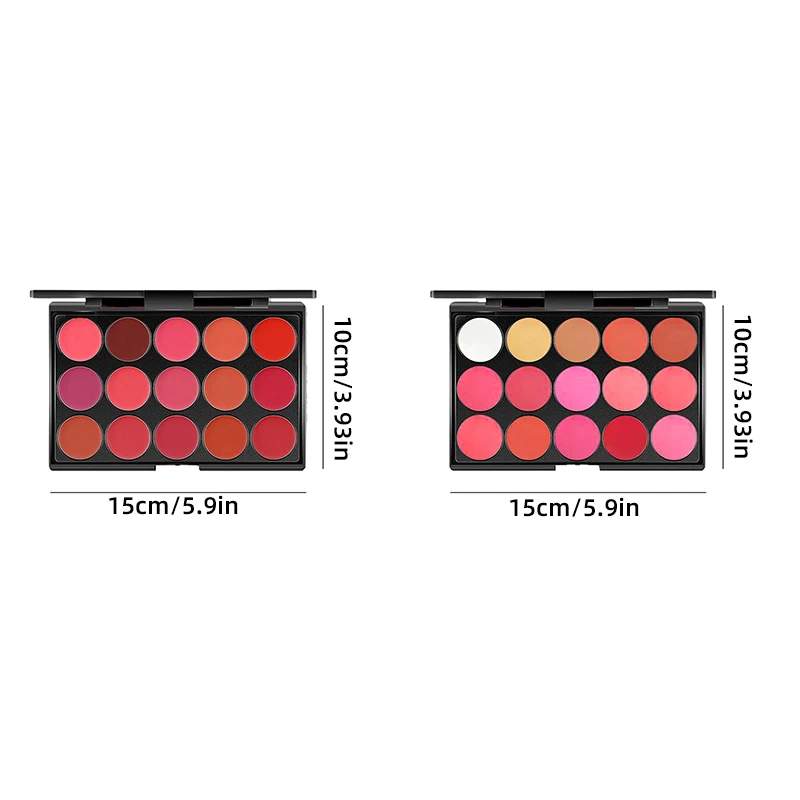 Brand New  15 Colors Lipgloss Palette Moisturizing Soft Cream Lip Gloss Waterproof Long Lasting Lip Gloss Cosmetic Makeup