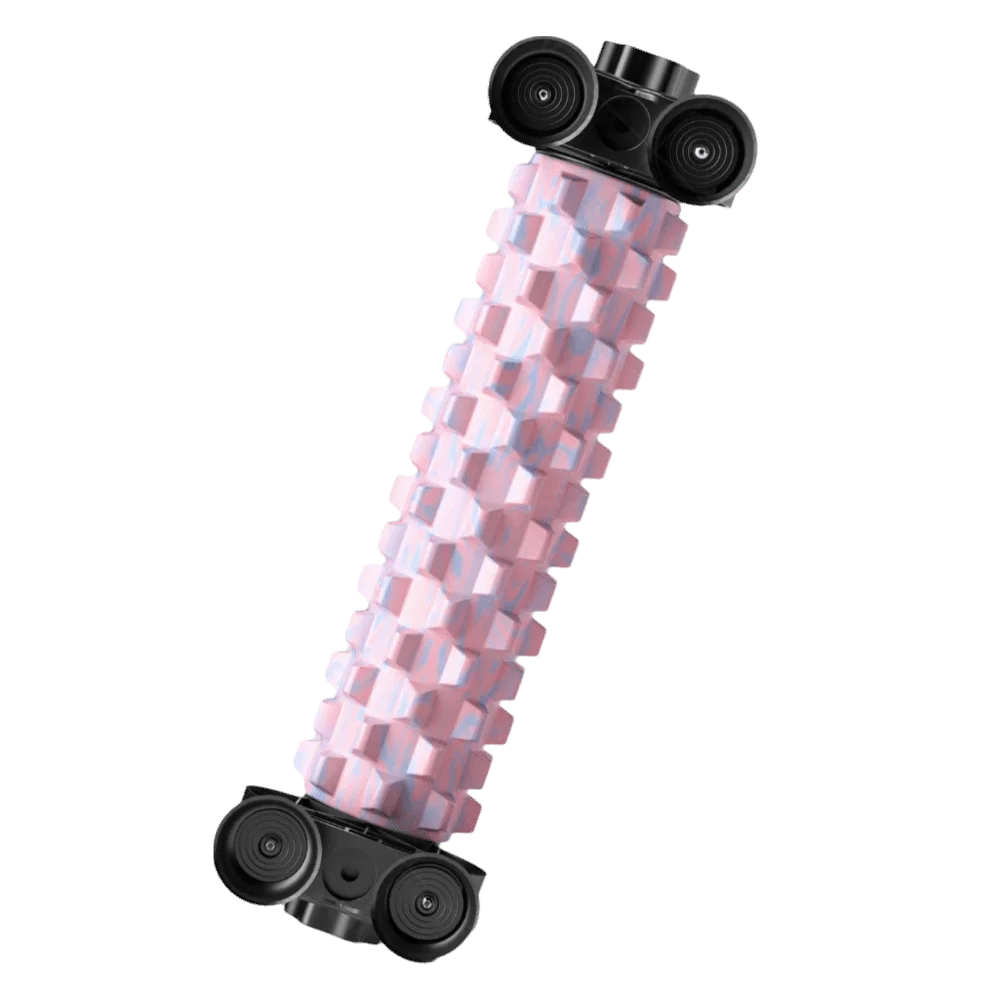 Solid Foam Massage Foam Roller Removable Bracket Muscle Relaxation Foam Roller Massage Stick Suction Cup