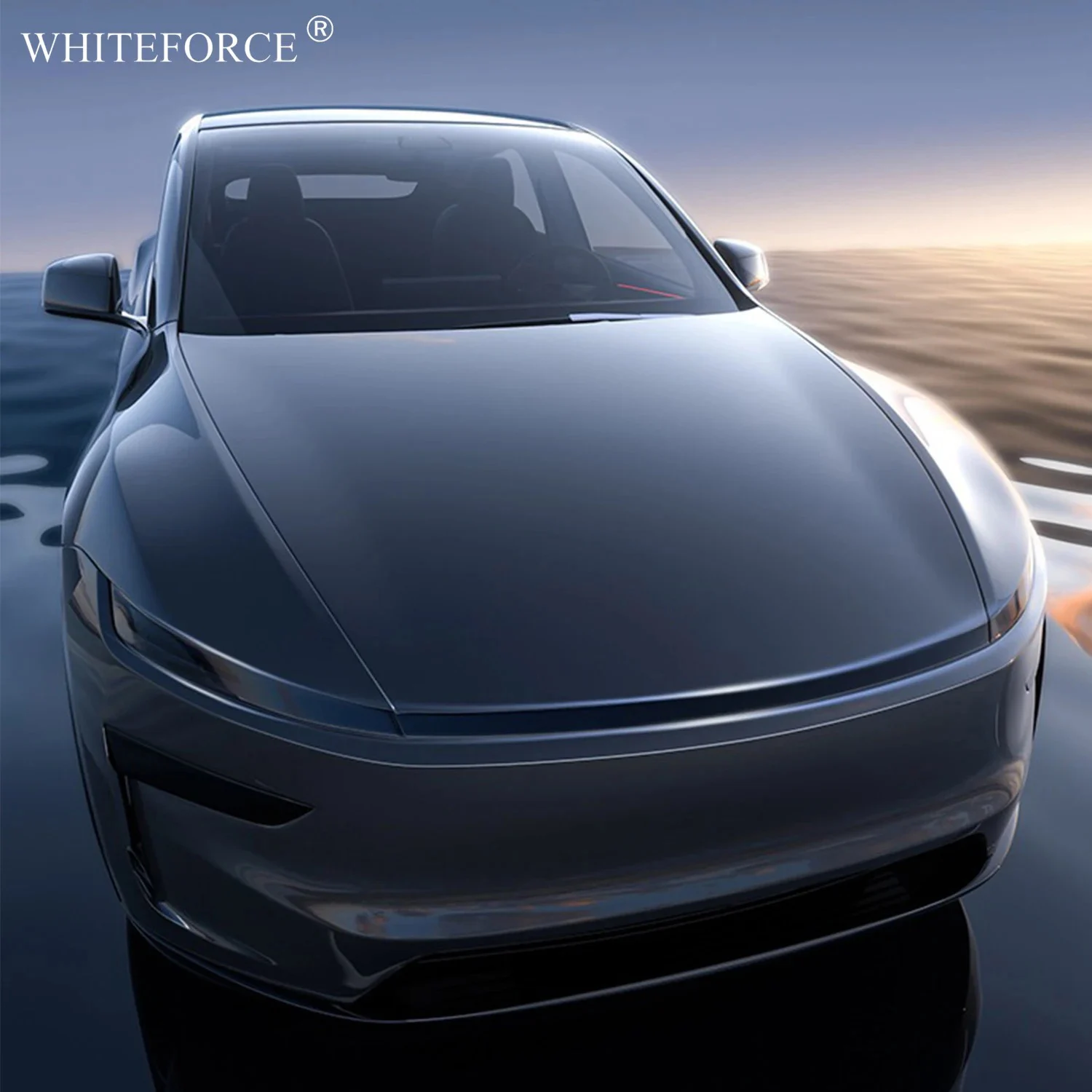 

For Tesla Model Y Juniper Headlight Film Clear / Smoked Black TPU Invisible Film For New Model Y 2025 Tail Light Protective Film