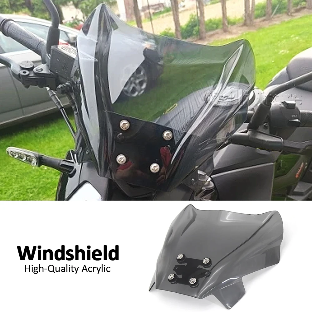 

For KEEWAY RKF 125 2018 2019 2020 2021 2022 Motorcycle Front Fairing Accessories Windshield RKF125 Windscreen Wind Deflector