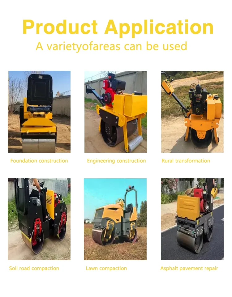 Harga pabrik roller jalan Cina 280kg vibrating earth compactor vibratory mini road roller