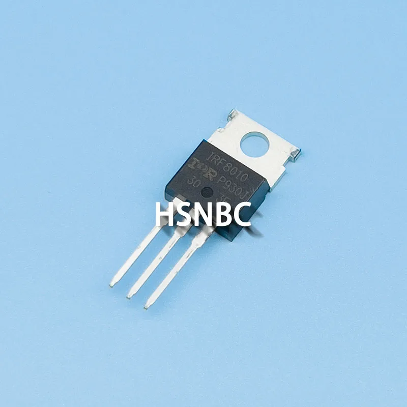 10Pcs/Lot IRF8010PBF IRF8010 TO-220 100V 80A MOSFET N-Channel Field-effect Transistor 100% New Imported Original