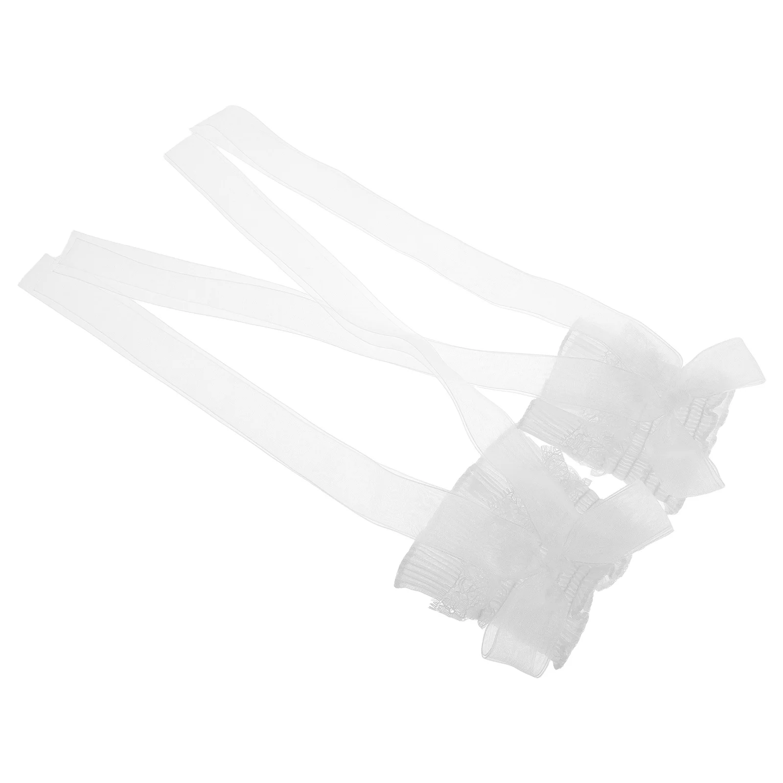 1-par-de-punhos-de-braco-de-renda-arco-fita-ajustavel-para-mulheres-lolita-casamento-cosplay-mangas-destacaveis-braco-superior-babados-renda-pura