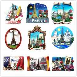 France Eiffel Tower Paris Tourist Souvenir Fridge Magnets Decoration Articles Handicraft Magnetic Refrigerator Collection Gifts