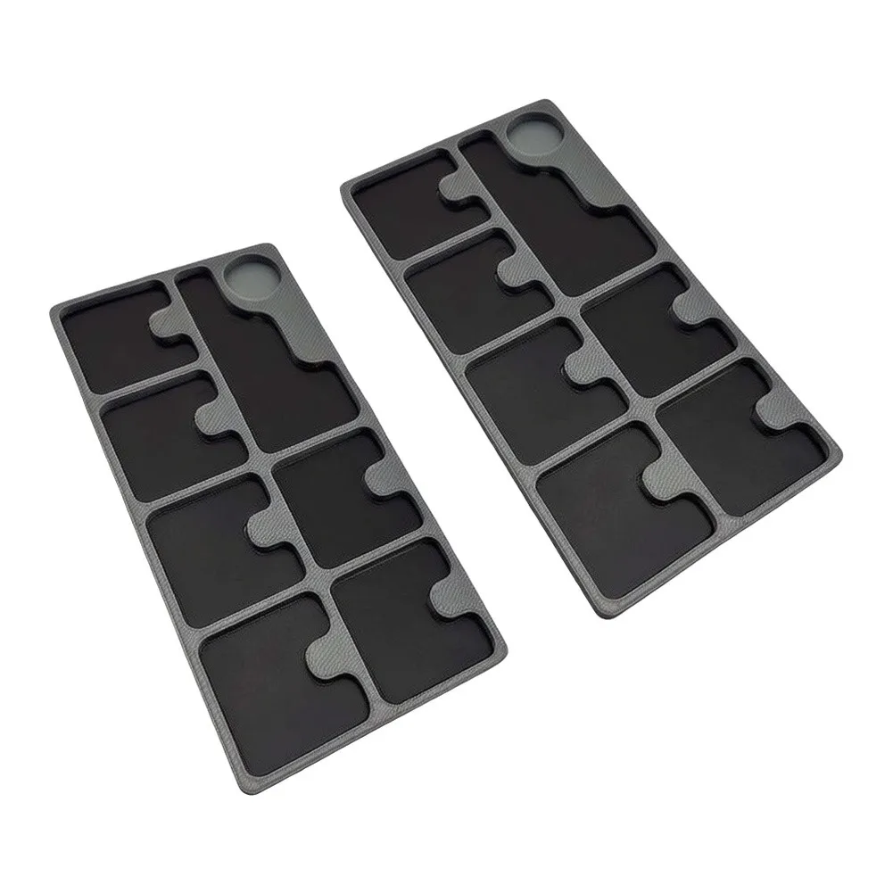 Built-in Magnet Repair Parts Tray with Clear Compartment Layout to Support Visual Identification of Component Categories