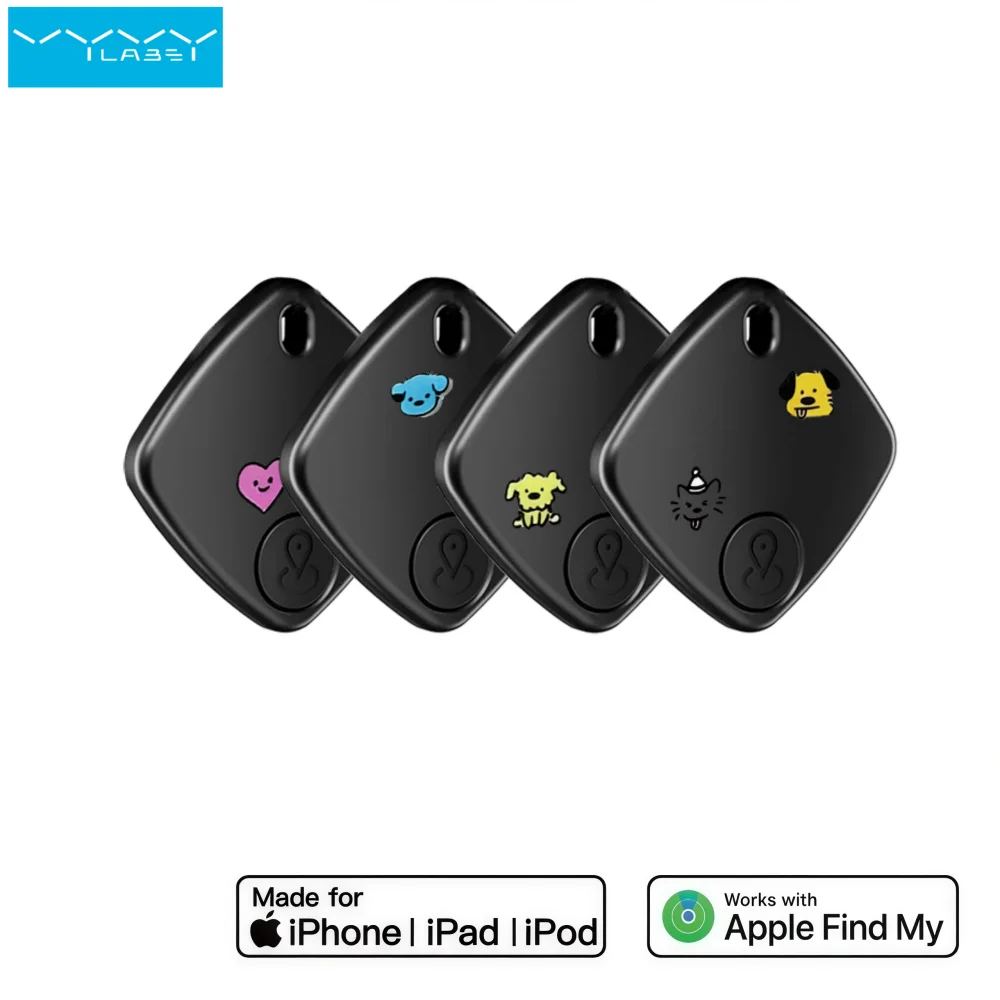 

Vyvylabs Mini Tracking Device for Apple Find My APP Smart Tag Kid Pet Car GPS Lost Tracker Anti-Lost Alarm Reminder Positioner