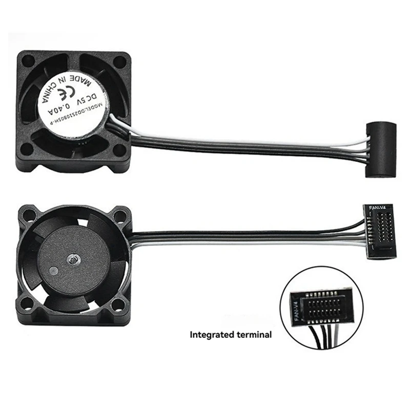 2510 Mini Axial Flow Fan With Cable Hot End Cooling Cooler For Bambu Lab P1P、X1 3D Printers Hotend Heater