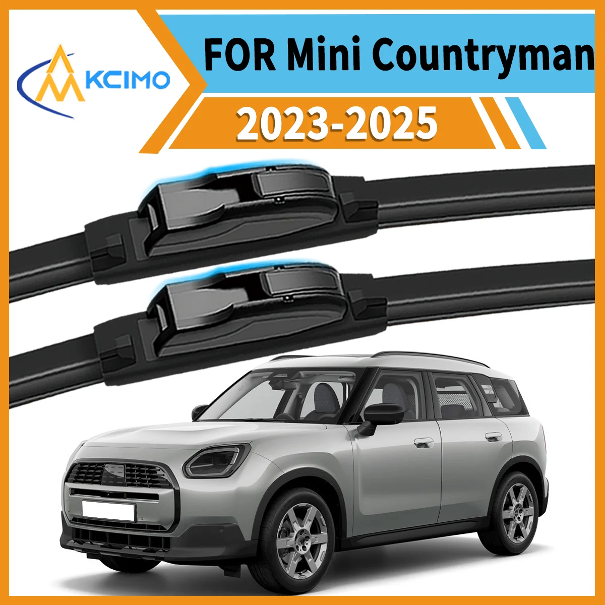 

Superior Wiping Performance 2PCS Front Wipers for Mini Countryman U25 2023-2025 All-Season Clarity Reduced Noise Safe Driving