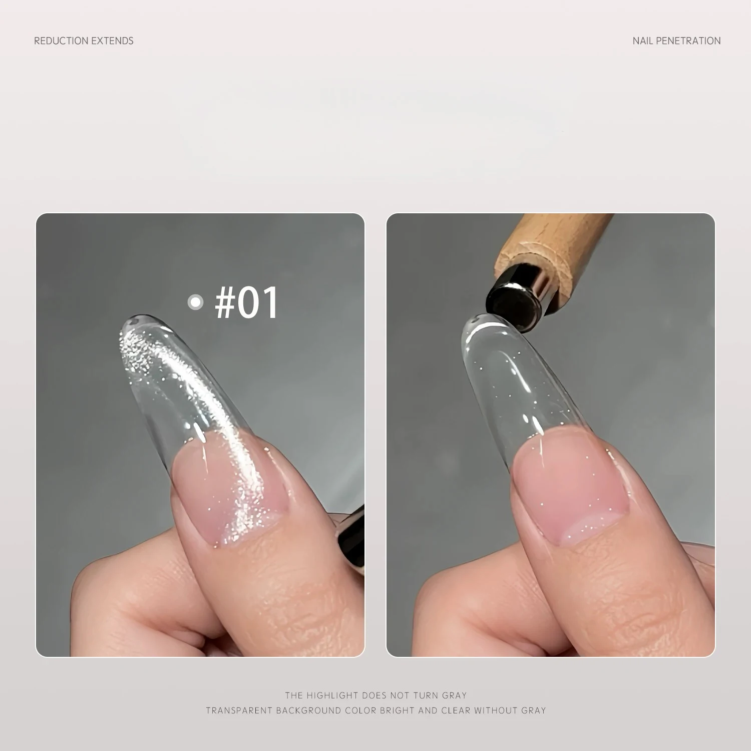 MIANEL 10ML 1 Stück Eisklarer Weißer Wasser-Katzenaugen-Magnetgel-Nagellack Universeller Weißer Nagellack Geeignet für Zehennägel