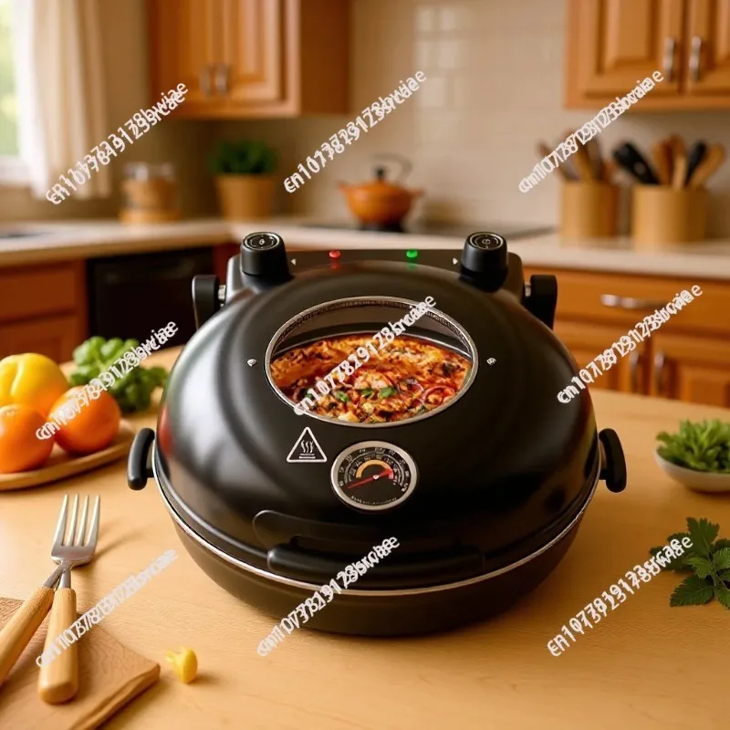 2026 New Electric Baking Pan Multifunctional Pizza Maker Grill Roaster Oven 110V 220V Household Use