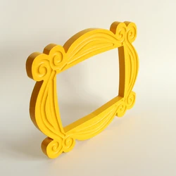 TV Series Friends Handmade Monica Door Frame Wood Yellow Photo Frames Collectible for Home Decor