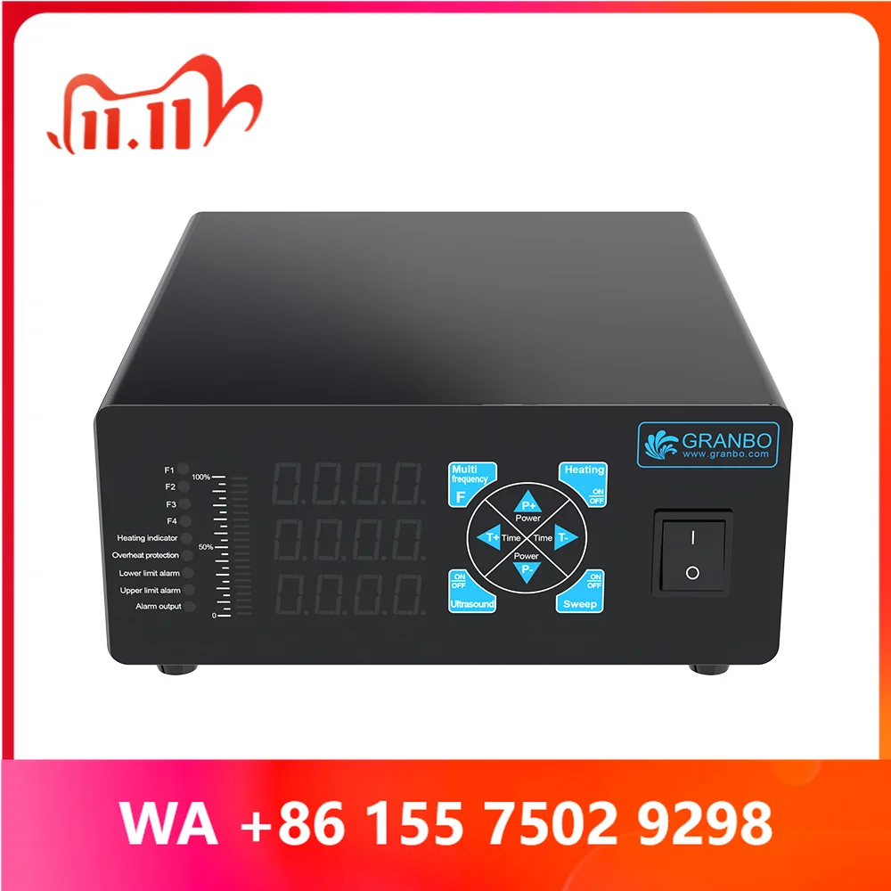 High sonic Sound Generator From 17-200 khz 1500 w sonic Cleaning Generator